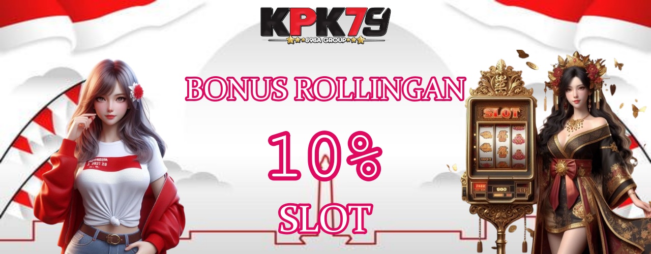 Bonus Rollingan 10% slot